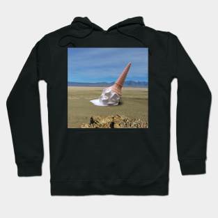 Soft Ice Cream - Surreal/Collage Art Hoodie